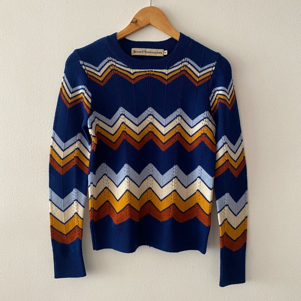 Ziggy Sweater in Midnight by Stoned Immaculate Size M
